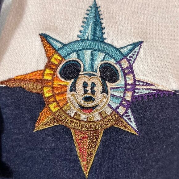 Disney Parks Compass Mickey Mouse Full Zip Hoodie Sweatshirt - Picture 7 of 13